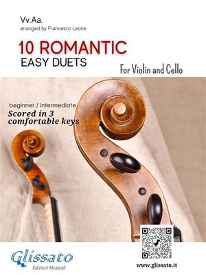 cover image of 10 Romantic Easy duets for Violin and Cello